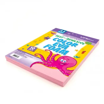 DEKORATIVNA GUMA SAMOLEPLJIVA A4 10/1 PINK UNL-1068 