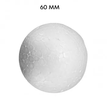 STIROPOR KUGLA 60mm 50/1 UNL-0949 