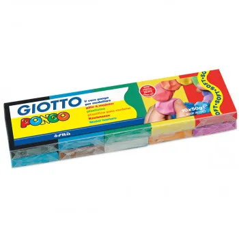 PLASTELIN 10/1 PONGO GIOTTO 10x50gr 0510800 
