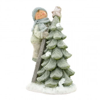 DEKORATIVNA FIGURA DECA SA JELKOM 530615 