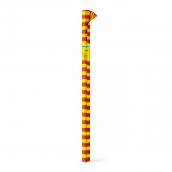 PAPIR KREP 50x200cm LINIJE ŽUTO CRVENI OCTOPUS UNL-1517 