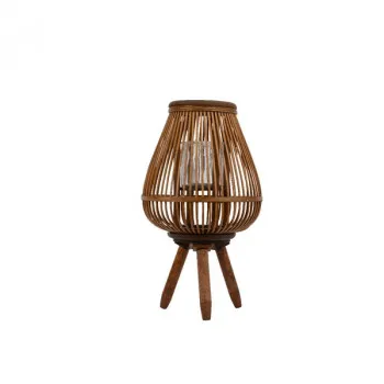 LAMPA BAMBUS 27X27X31CM BRAON 80.2011 