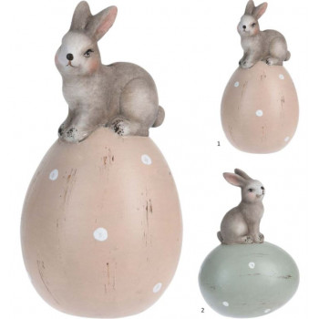 FIGURA USKRŠNJA ZEC NA JAJETU 17CM APF802300 
