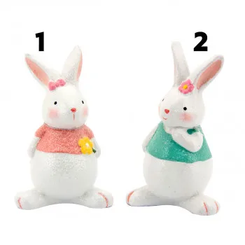 FIGURA USKRŠNJA ZEC KERAMIČKI 15CM ALX119330 