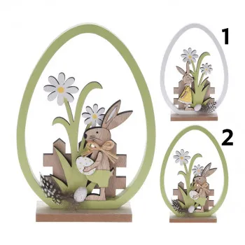 FIGURA USKRŠNJA JAJE 20CM SA CVEĆEM DH9211470 