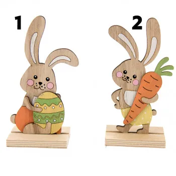 FIGURA USKRŠNJA DRVENA ZEC 15CM DH9216780 