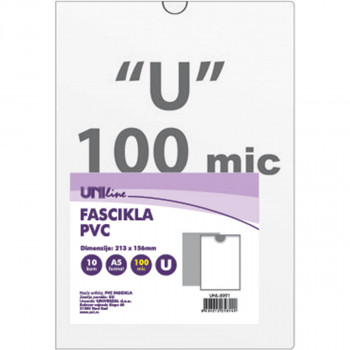 FASCIKLA A5 U 10/1 100 MICRONA I KLASA UNL-0091 