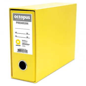 REGISTRATOR A5 OCTOPUS PREMIUM ŽUTI UNL-1629 