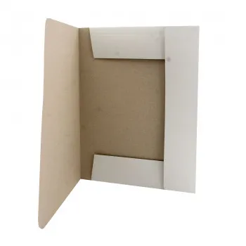 FASCIKLA A4 KARTONSKA SA KLAPNOM BELA ŠIRA 280g. UNL-0086 