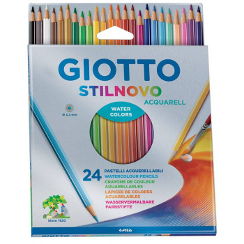 DRVENE BOJE 24/1 GIOTTO STILNOVO ACQUARELL 0255800 