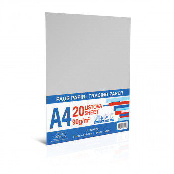 PAUS PAPIR A4 20/1 90g 