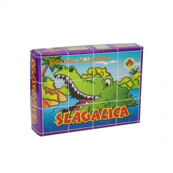 KOCKE SLAGALICA DIVLJE ŽIVOTINJE CRTANE 