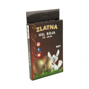 USKRŠNJA GEL BOJA ZA JAJA ZLATNA 