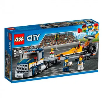 KOCKE LEGO CITY DRAGSTER TRANSPORTER LE60151 