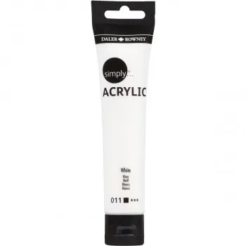 BOJA AKRILNA 75ML BELA 126975011 SIMPLY 