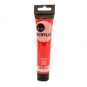 BOJA AKRILNA 75ML CRVENA BRILIJANT 126975547 SIMPLY 