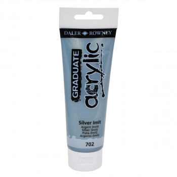 BOJA AKRILNA 120ML SILVER 123120702 GRADUATE 
