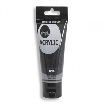 BOJA AKRILNA 250ML CRNA 126250026 SIMPLY 