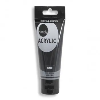 BOJA AKRILNA 250ML CRNA 126250026 SIMPLY 