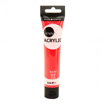 BOJA AKRILNA 75ML CRVENA NEON 126975544 SIMPLY 