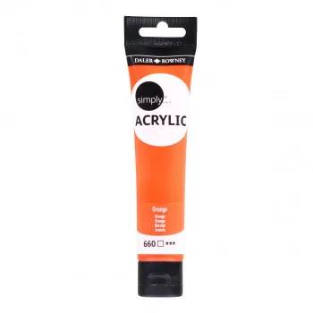 BOJA AKRILNA 75ML ORANGE 126975660 SIMPLY 