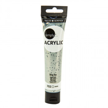 BOJA AKRILNA 75ML SREBRNA 126975702 SIMPLY 