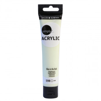 BOJA AKRILNA 75ML GLOW IN THE DARK 126975598 SIMPLY 