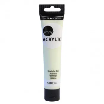 BOJA AKRILNA 75ML GLOW IN THE DARK 126975598 SIMPLY 