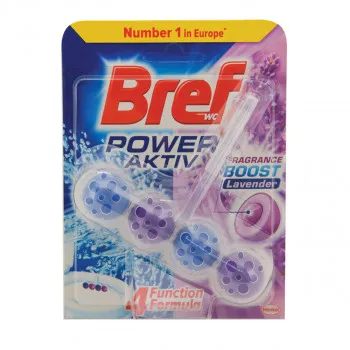 BREF ZA WC POWER AKTIV  KUGLICE LAVANDER 50g. 