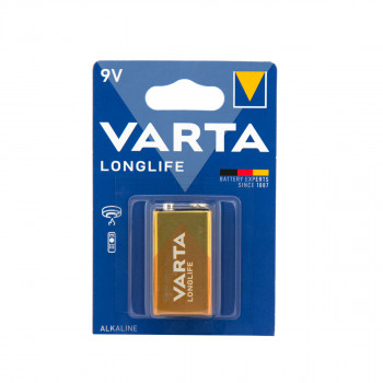 BATERIJE VARTA 1/1 6LR61 9V ALKALNA LONGLIFE 