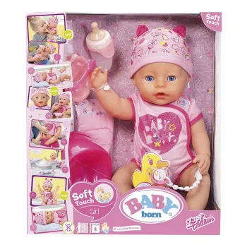 LUTKA SOFT TOUCH GIRL BABY BORN ZF824368 