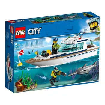 KOCKE LEGO  CITY DIVING YACHT  LE60221 