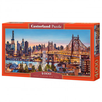 PUZZLE 4000 DELOVA C-400256-2 GOOD EVENING NEW YORK CASTORLAND 
