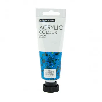 BOJA AKRILNA 75ML BLUE GLITTER GFP117 ART RANGER 