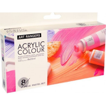 BOJA AKRILNA 8/1 SET PASTEL 8x22ml FEA0822-P ART RANGER 