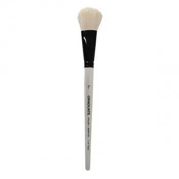 ČETKICE WHITE GOAT OVAL WASH 1