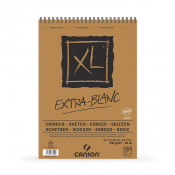 BLOK A4 SA SPIRALOM 90g 120 LISTA XL EXTRA BLANC CANSON 200787500 