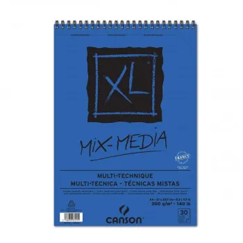 BLOK A4 SA SPIRALOM 300g 30 LISTA MIX MEDIA CANSON 200807215 