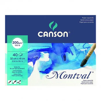 BLOK 32X41cm 200g 40 LISTA MONTVAL CANSON 200807359 