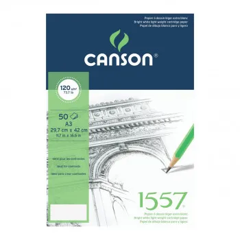BLOK A3 120g 50 LISTA 1557 CANSON 204127409 