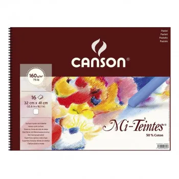 BLOK 32X41cm 160g 16 LISTA CRNI MI-TEINTES CANSON 400030228 