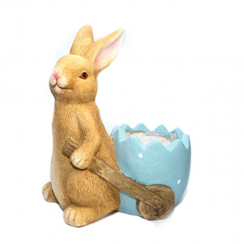 FIGURA KERAMIČKA ZEC SA KOLICIMA 327958 ALX117950 