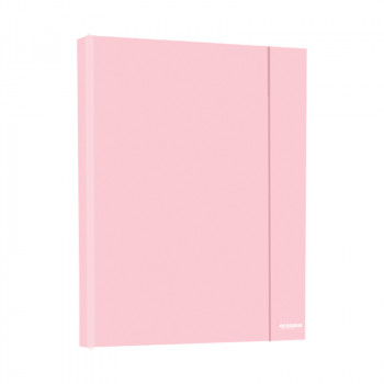 FASCIKLA A4 SA GUMOM 3cm  ROZA PASTEL UNL-1554 OCTOPUS 