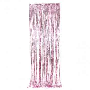 PARTY FRINGE CURTAIN 1/1 PINK UNL-1387 