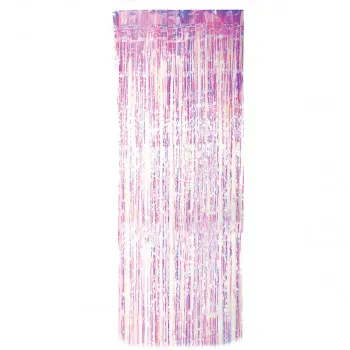 PARTY FRINGE CURTAIN 1/1 IRIDESCENT UNL-1390 