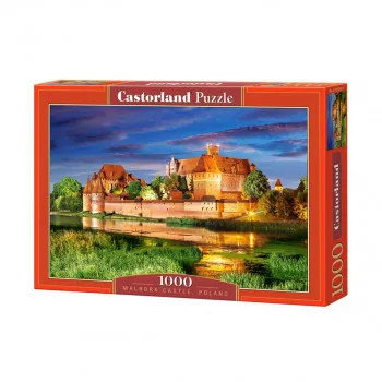 PUZZLE 1000 DELOVA C-103010-2 MALBORK CASTLE POLAND CASTORLAND 