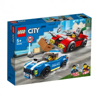 KOCKE LEGO CITY POLICE HIGHWAY ARREST LE60242 