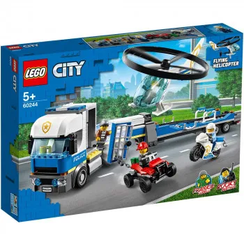 KOCKE LEGO CITY POLICE HELICOPTER TRANSPORT LE60244 