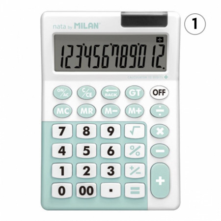 KALKULATOR 12 MESTA MILAN ANTIBACTERIAL 159706IBG-151812IBG 