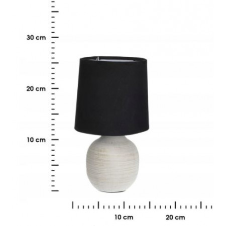 LAMPA SA ABAŽUROM 25CM CRNA XX8791030 